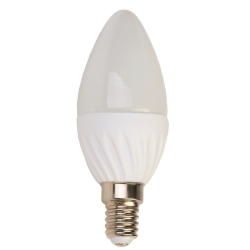 Żarówka LED E14 świeczka 6W mleczna odpowiednik 40W