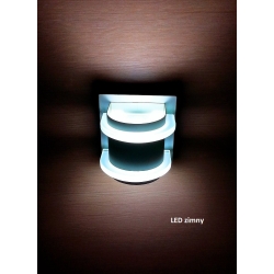 Kinkiet lampa LED 4W aluminium szary góra dół